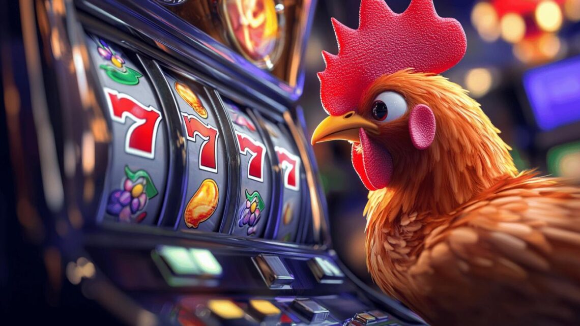 Decouvrez le mini-jeu de casino ou le poulet defie le feu pour des jackpots impressionnants